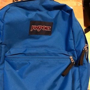 Royal blue unisex traditional Jansport backpack!